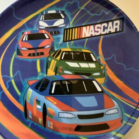 Vtg 2002 NASCAR Racing Cars Collectible Kid Plate Gibson Stock Car 8” - Picture 2 of 7